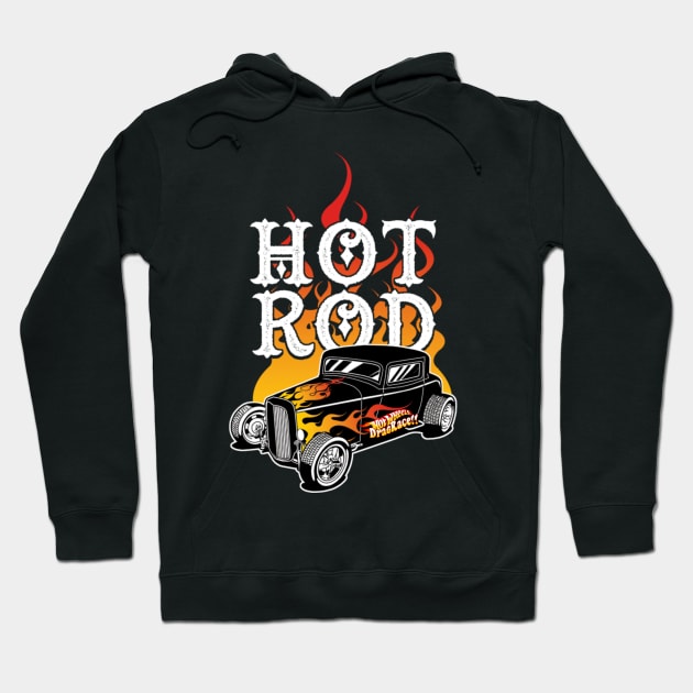 Hot wheels rod Hoodie by Pahala.kita